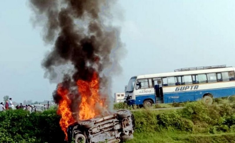 लखीमपुर हिंसा: दुबारा पोस्टमार्टम के बाद मंगलवार को किया गया चौथे किसान का अंतिम संस्कार