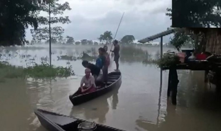 Assam floods: 200 families affected, crops destroyed