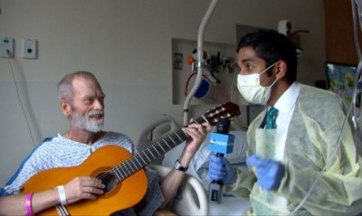 Music therapy being given to patients in Gujarat to treat corona