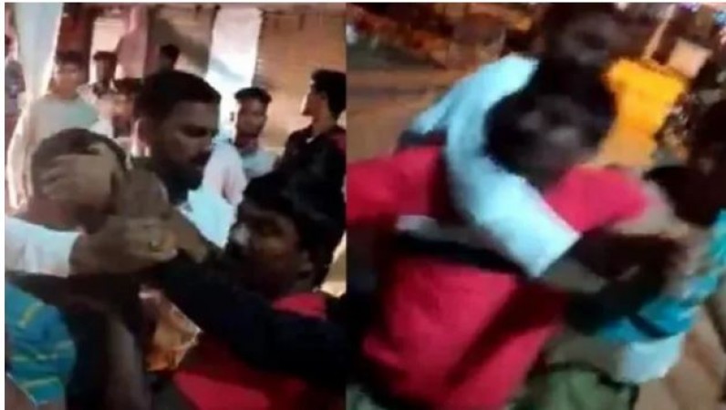 Video: RSS कार्यकर्ता पर कट्टरपंथी इस्लामी भीड़ का हमला, सिर पर पत्थर मारा