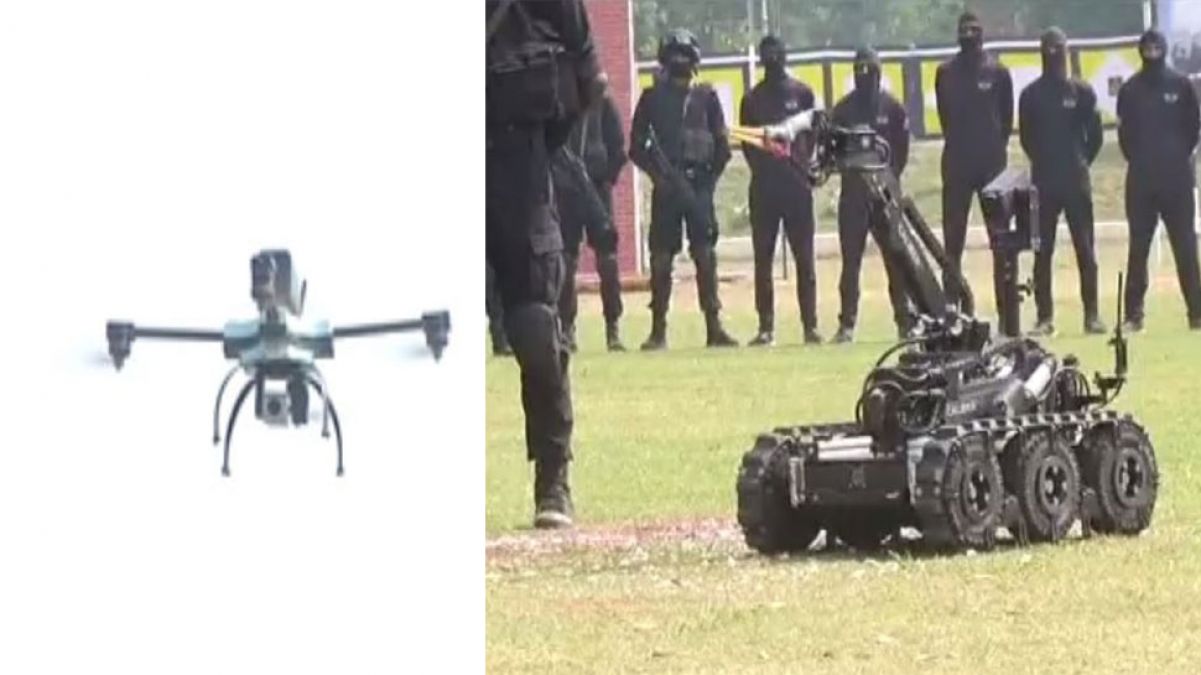 NSG displays anti-drone system, will destroy enemy drones in the air