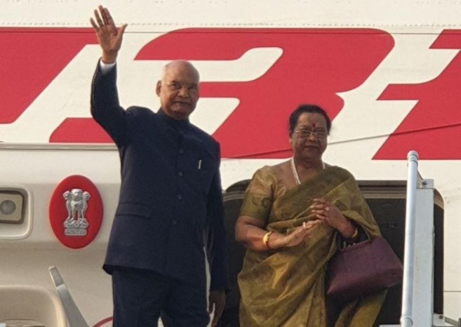 राष्‍ट्रपति रामनाथ कोविंद फ‍िलीपींस और जापान की यात्रा पर हुए रवाना