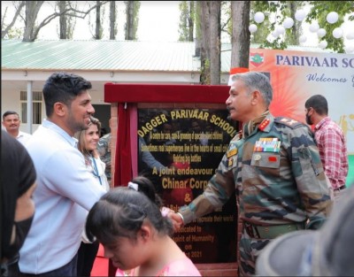 भारतीय सेना और इंद्राणी बालन फाउंडेशन की संयुक्त पहल, बारामूला में 'डैगर परिवार स्कूल' का उद्घाटन