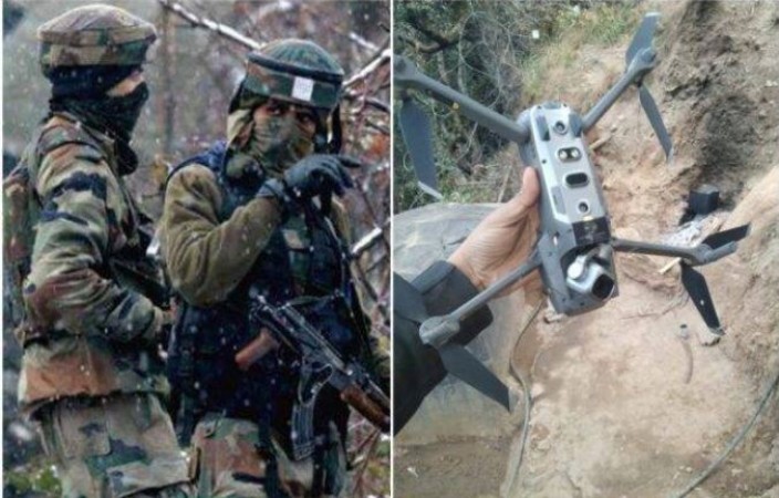 J&K: Pakistan quadcopter hovering in Karen sector, Indian Army shot down