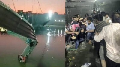 छट पर्व पर गुजरात में दुखद हादसा, ब्रिज टूटने से 60 लोगों की मौत, कई घायल