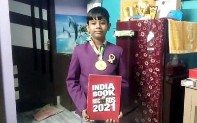 Only 9 years old, but talent got his name registered in India Book of Records