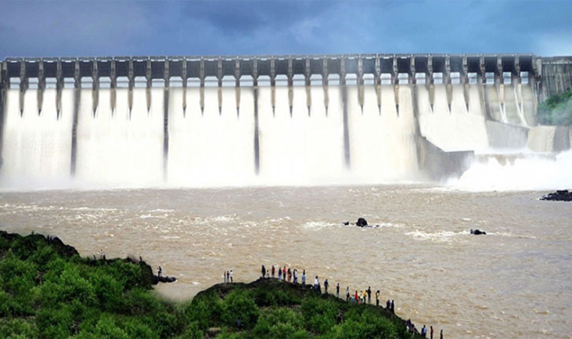 Sardar Sarovar Dam water level rises, CM said- blessings of mother Narmada