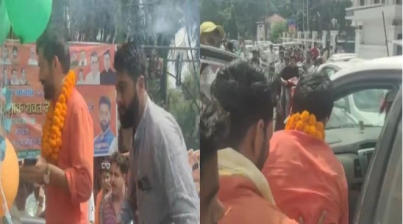 BJP Yuva Morcha state president injured in blast during rally