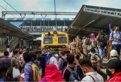 Mumbaikars demand to resume suburban train services