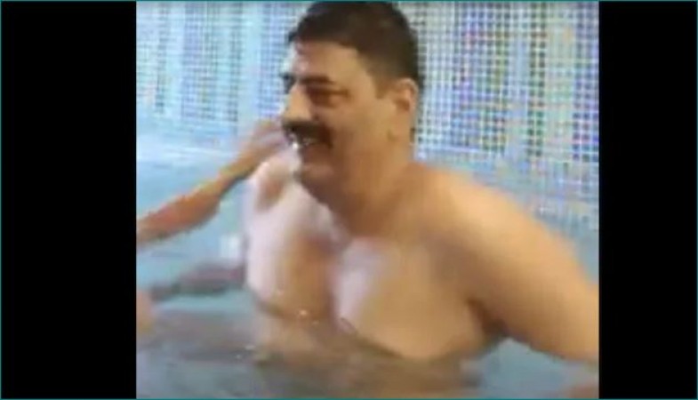 Police officer and women constable suspended for indulging obscene acts in swimming pool in front of child