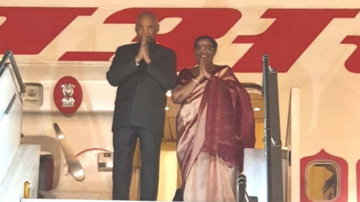 तीन देशों की यात्रा पर निकले राष्ट्रपति रामनाथ कोविंद