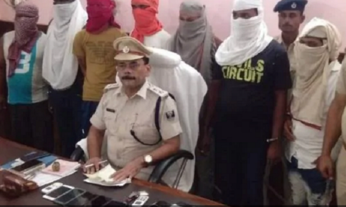 Bihar Police arrested 8 criminals, used to loot on the highway