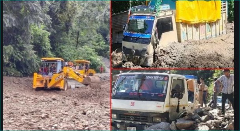 Uttarakhand: Cloud burst in Sirobgad, diesel tanker fell in Alaknanda river