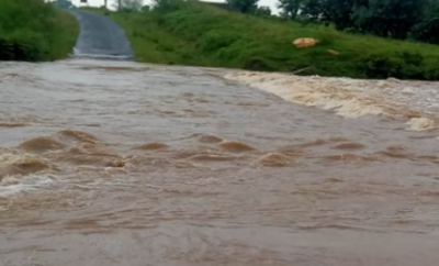 बारिश के चलते हुआ बड़ा नुकसान, नदी-नाले उफान पर