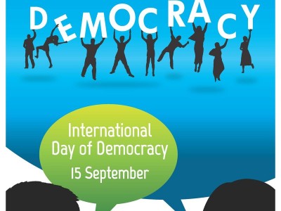 So this is why the International Day of Democracy is celebrated
