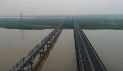 Construction of bridge over Kosi river connecting Nirmali to Saraigarh completed