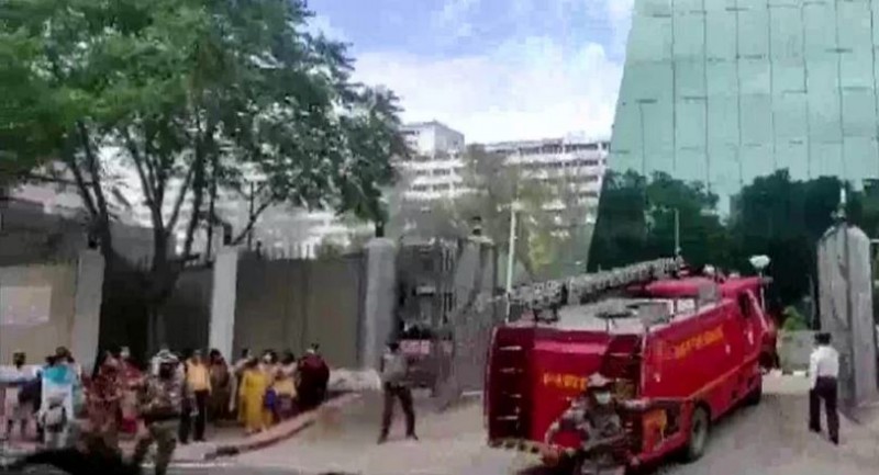 A massive fire broke out in basement of CBI building