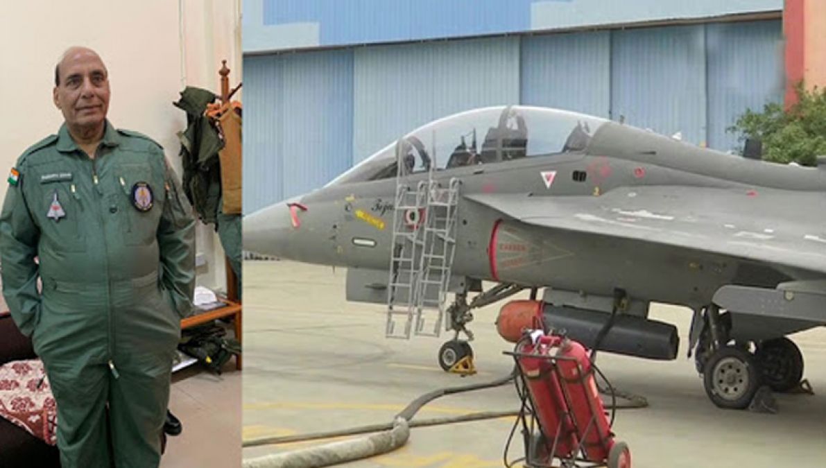Defense Minister Rajnath Singh will fly in indigenous fighter aircraft Tejas