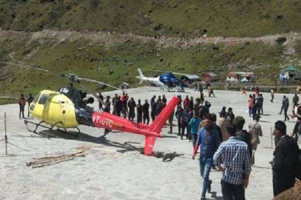 Helicopter crashed in Kedarnath with 6 passengers aboard