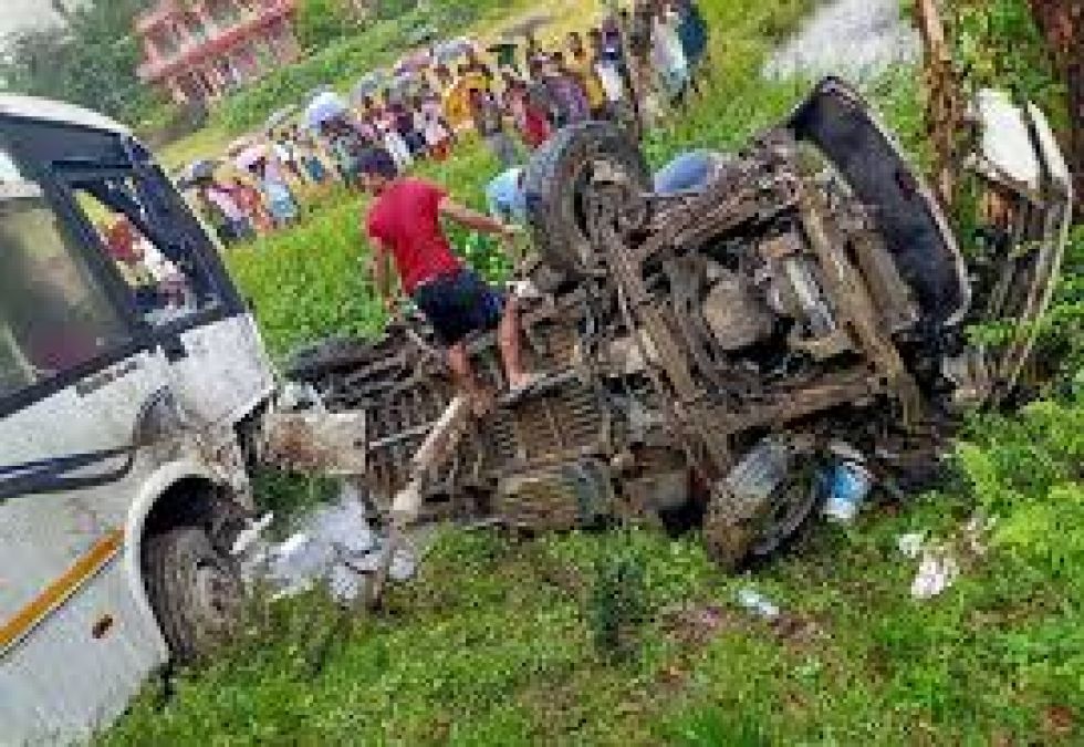 Assam Road Accident: 10 killed as bus collides with tempo traveller in Assam’s Sivasagar