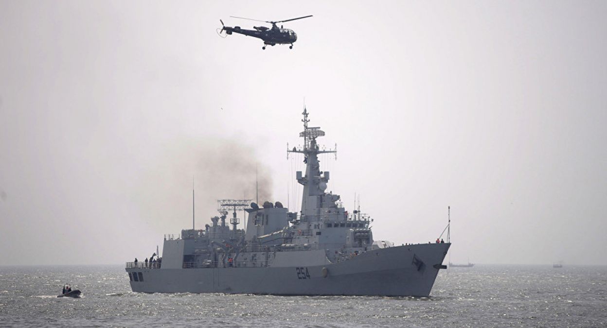 Pakistan conducts naval exercises in the Arabian Sea, India deployed warships for tracking
