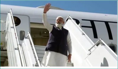भारत लौटे PM मोदी, ढोल-नगाड़ों से हुआ भव्य स्वागत