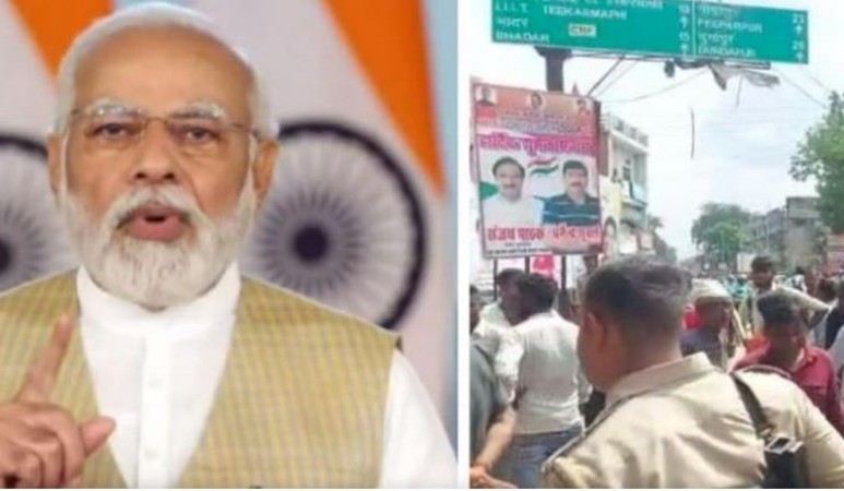 Modi's poster removed in Amethi, BJP leaders clash with each other