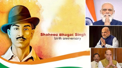 प्रधानमंत्री समेत कई नेताओं ने दी महान देशभक्त भगत सिंह को श्रद्धांजलि