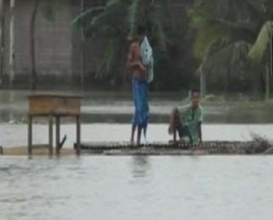 Approximately 57 lakh people affected due to floods in Assam