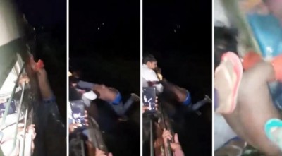 'भैया, हाथ मत छोड़ना...मर जाऊंगा', इंटरनेट पर वायरल हुआ तड़पते हुए चोर का VIDEO