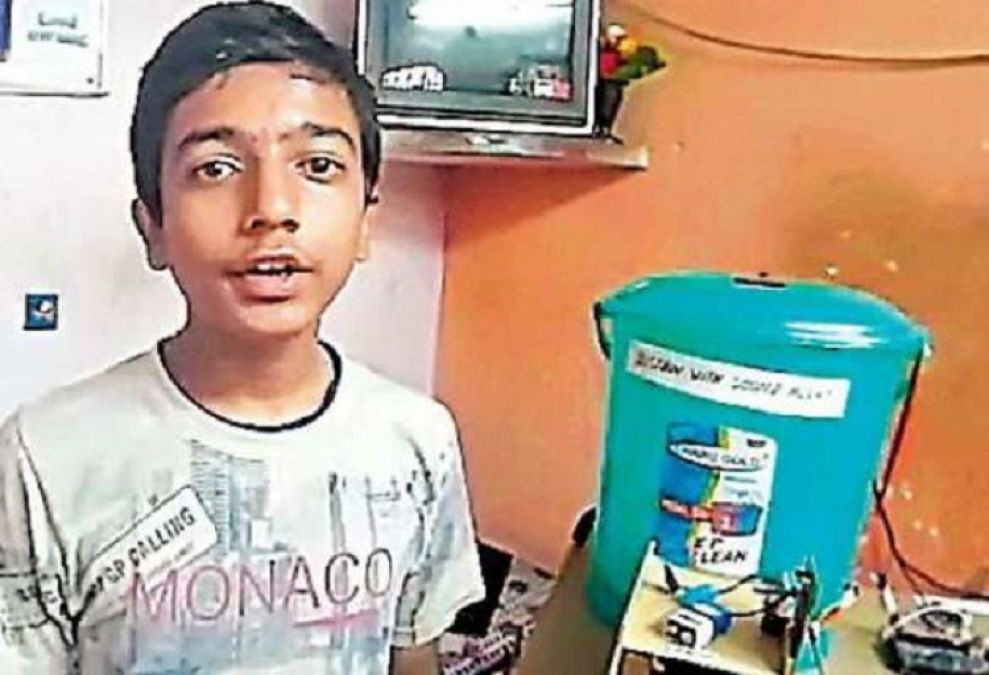 Punjab: 9th student prepare smart dustbin, which says 