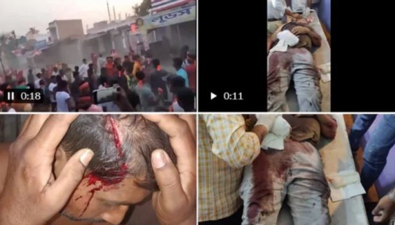 VIDEO! बंगाल में रामनवमी शोभायात्रा पर छतों से पत्थरबाजी और फेंके बम, लहूलुहान हुए हिंदू श्रद्धालु