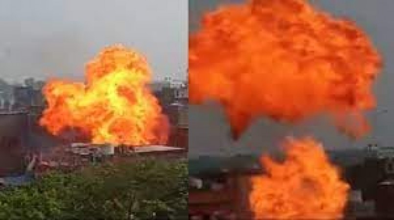 Terrible explosion in 8 cylinders one after the other, Kshipra shocked by the explosion