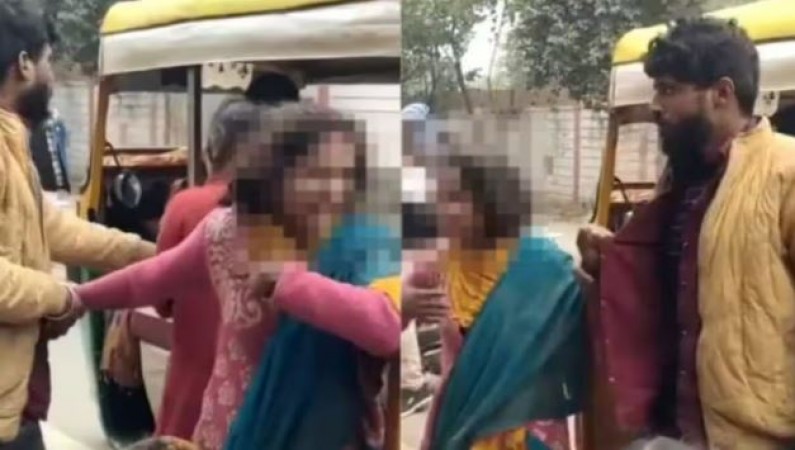 VIDEO! 'वो दिन में मेरे साथ और रात में इसके...', 1 पति के लिए बीच सड़क पर भिड़ीं दो महिलाएं