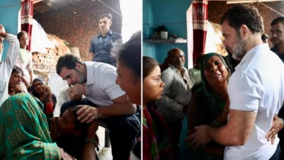 'प्रशासन की गलती है...', हाथरस हादसे के पीड़ित परिवारों से मिलकर बोले राहुल गांधी