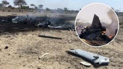 राजस्थान के चूरू में क्रैश हुआ भारतीय वायुसेना का विमान