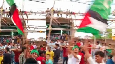 बिहार में लहराए गए फिलिस्तीन के झंडे, जाँच में जुटे अफसर