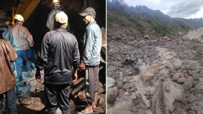 उत्तराखंड: घर पर पहाड़ से गिरी भारी-भरकम चट्टान, एक नागरिक की मौत, एक घायल