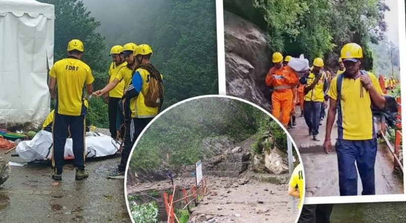 केदारनाथ पैदल मार्ग पर गिरा पहाड़ी मलबा, 3 की मौत, 2 घायल