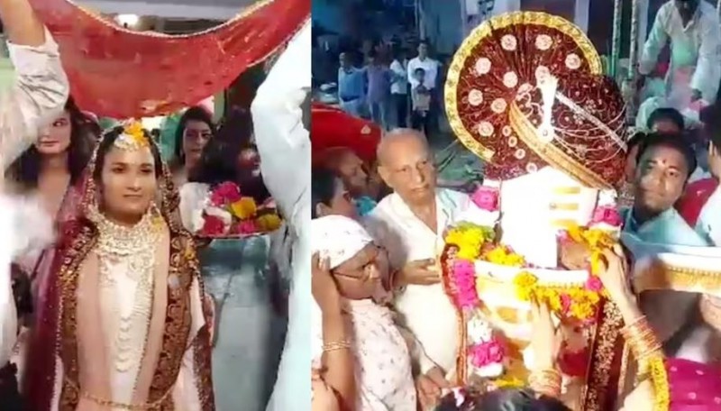 27 वर्षीय लड़की के लिए आई 'भगवान महादेव' की बारात, शिव संग रचाया विवाह