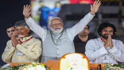 आंध्र में जगन रेड्डी का सूपड़ा साफ़, प्रचंड जीत की तरफ बढ़ रहा BJP-TDP गठबंधन