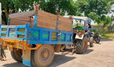 बिहार में बालू माफियाओं का आतंक, सरेआम ट्रैक्टर से सिपाही को कुचला, हुई मौत