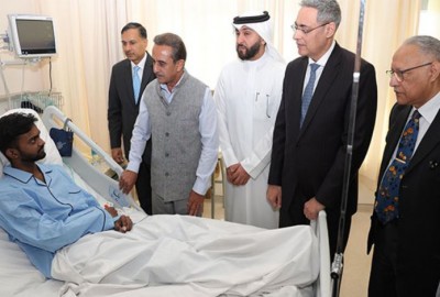 कुवैत अग्निकांड के पीड़ितों से मिलने अस्पताल पहुंचे मंत्री कीर्तिवर्धन सिंह, लिया इलाज का जायजा