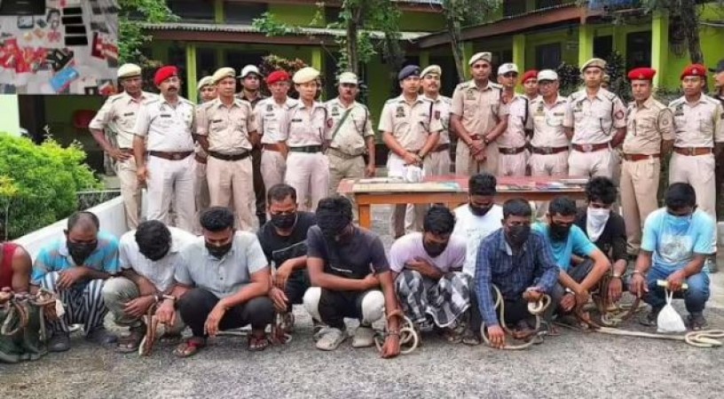 साइबर क्राइम गिरोह पर असम पुलिस का बड़ा एक्शन, मेराजुल-इसादुल समेत 10 अपराधी गिरफ्तार, कई सामान बरामद