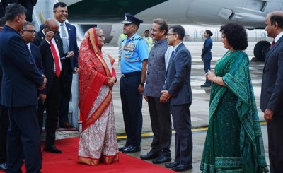 दो दिवसीय दौरे पर भारत पहुंची बांग्लादेश की प्रधानमंत्री शेख हसीना, पीएम मोदी और राष्ट्रपति मुर्मू से करेंगी द्विपक्षीय चर्चा