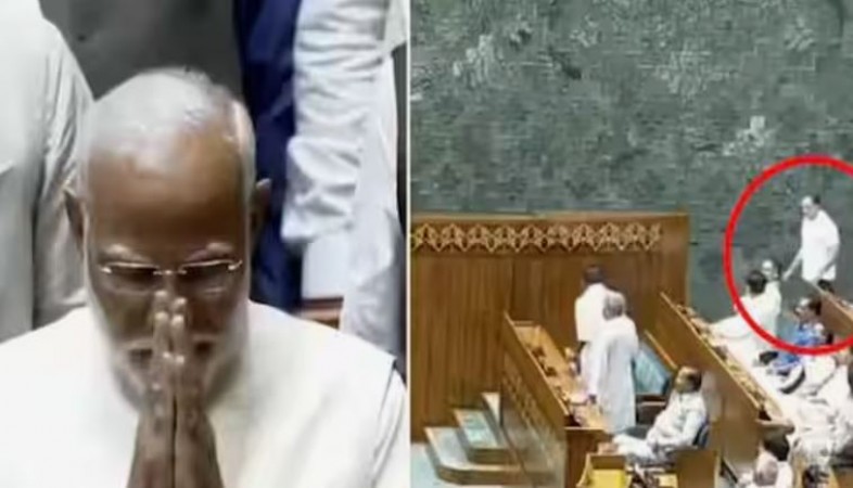 संसद के पहले दिन सदन में विपक्ष ने लगाए लोकतंत्र और संविधान बचाओ के नारे, लेकिन राष्ट्रगान से क्यों नदारद रहे राहुल गांधी ? Video