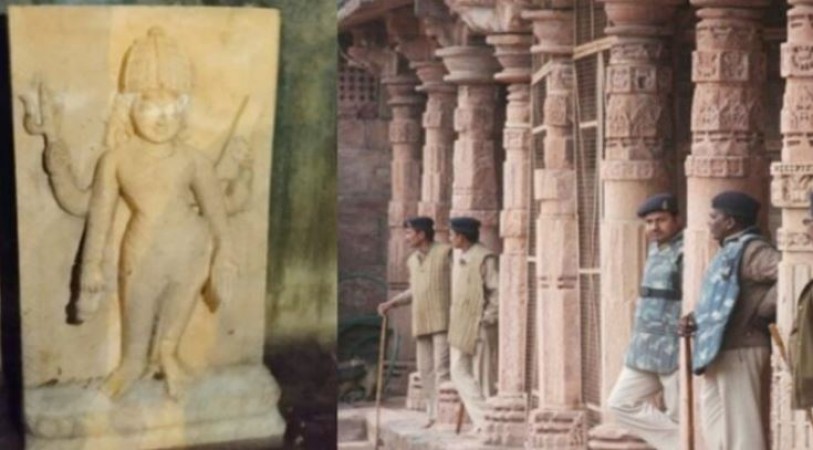 भोजशाला में श्रीकृष्ण के बाद मिली भगवान विष्णु की प्रतिमा, 95 दिन से जारी सर्वे में कई देवताओं की मूर्तियां बरामद
