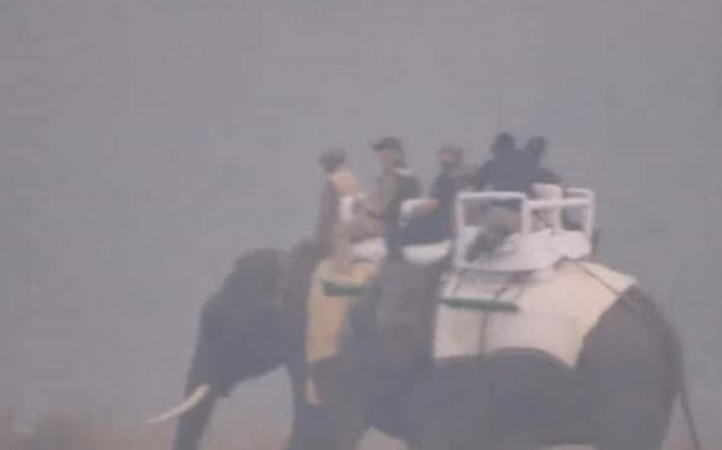 सुबह-सुबह काजीरंगा नेशनल पार्क पहुंचे पीएम मोदी, हाथी की सवारी करते वीडियो हुआ वायरल