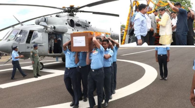 छिंदवाड़ा पहुंचा पुंछ आतंकी हमले में शहीद हुए वायुसेना अफसर विक्की पहाड़े का पार्थिव शरीर, CM यादव ने किया 1 करोड़ की आर्थिक सहायता का ऐलान