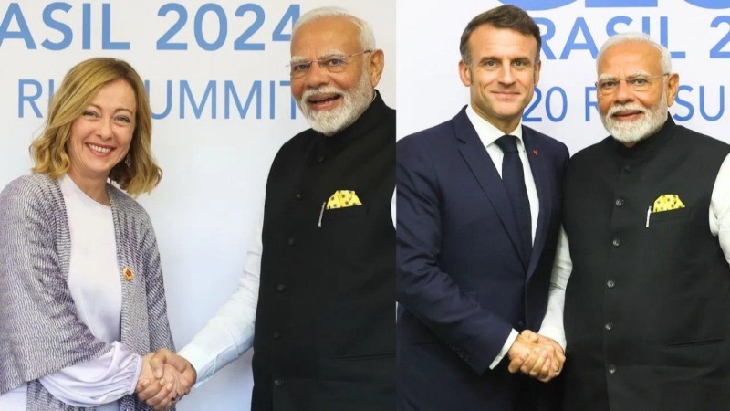 G20 समिट में इटली-फ्रांस के राष्ट्राध्यक्षों से मिले पीएम मोदी, इन मुद्दों पर हुई चर्चा